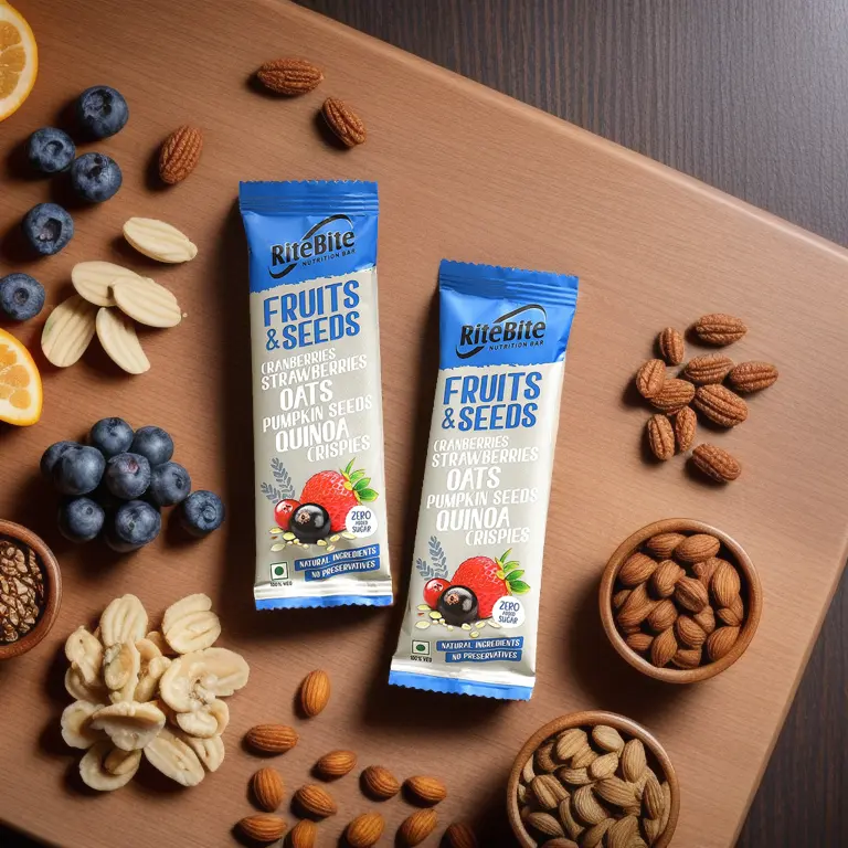 chocolate bars on wooden table, surrounded by nuts and other ingredients, top view